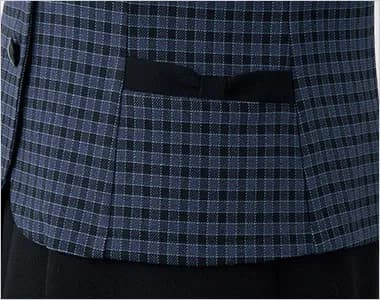 ポケットがリボンデザイン